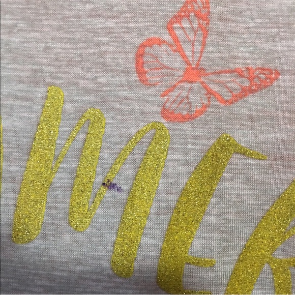 MAXI GOWN 10-12 KITTEN & BUTTERFLY PEACH &!WHITE - Picture 5 of 6